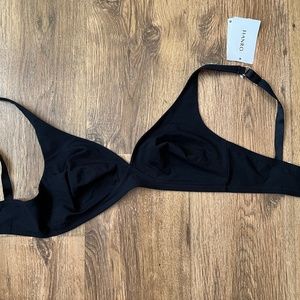 Hanro   wireless Bra New With Tag Cotton Sensation Black 38C
